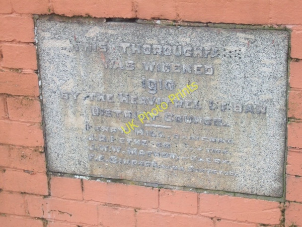 Photo 6"x4" Plaque in Heavitree North Road Exeter c2010