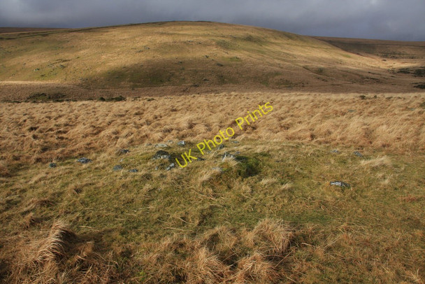 Photo 6"x4" Cairn south-west of White Ridge Postbridge c2010