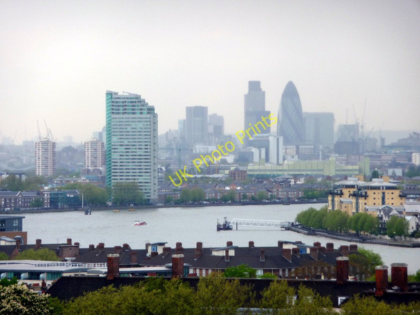 Photo 6"x4" Greenwich Panorama Greenwich\/TQ3977 c2009