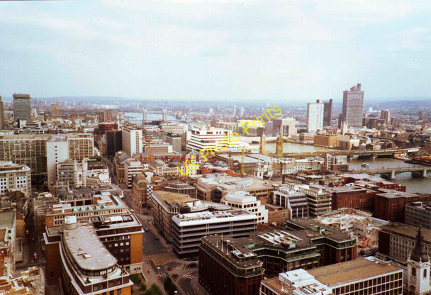 Photo 6"x4" View Southeast from St Paul's Cathedral (1989) London c1989