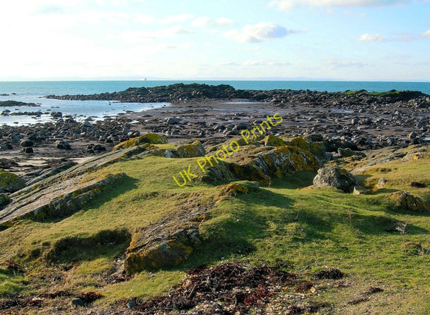 Photo 6"x4" Genoch Rocks at Low Tide Port Gavillan c2010