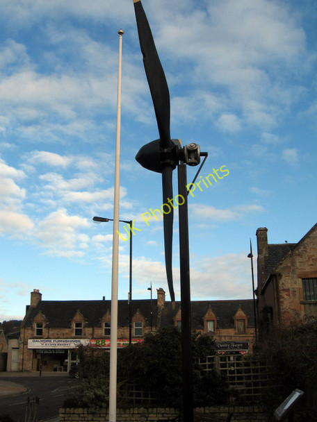 Photo 6"x4" Catalina flying boat propeller in Mitchell Lane, Alness Alness c2010