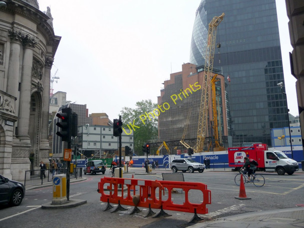 Photo 6"x4" Junction of Threadneedle Street and Bishopsgate, London EC2 London c2009