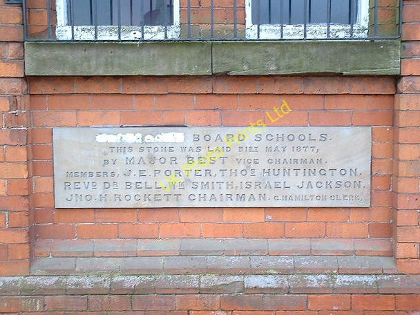 Photo 6"x4" Goole, Old Goole Board School Foundation Stone Goole c2006