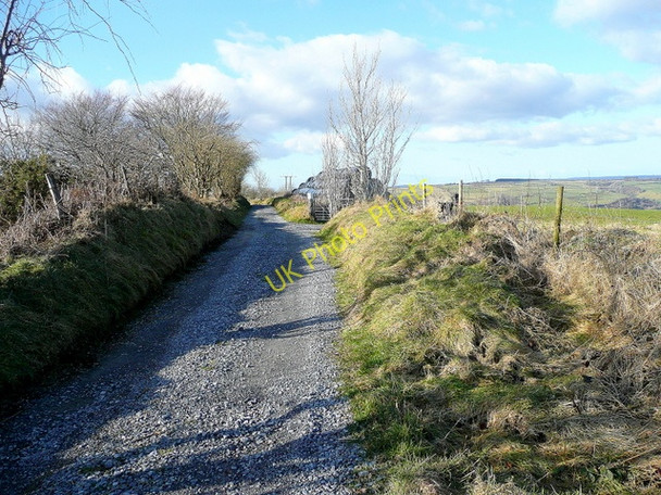 Photo 6"x4" Farm track and public footpath Alltwalis c2010