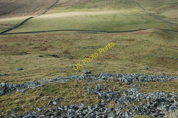 Photo 6"x4" Settlement site NW of Dreva Hill Fort Broughton\/NT1136 c2010