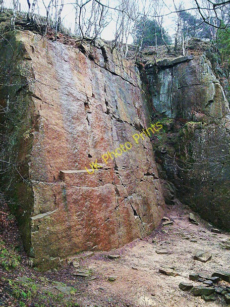 Photo 6"x4" Yarncliffe Quarry Nether Padley c2010