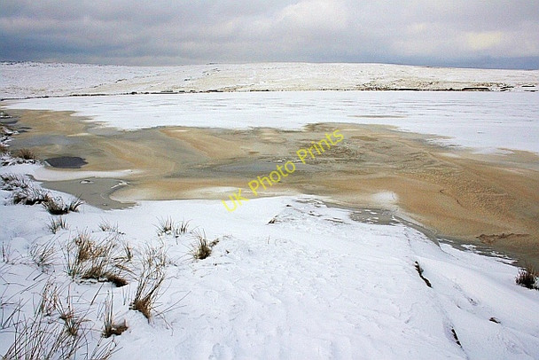 Photo 6"x4" Green Withens Reservoir Durn c2010