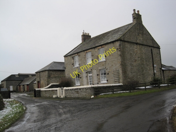 Photo 6"x4" Castle Farm Farmhouse, Langley Langley\/NY8261 c2010