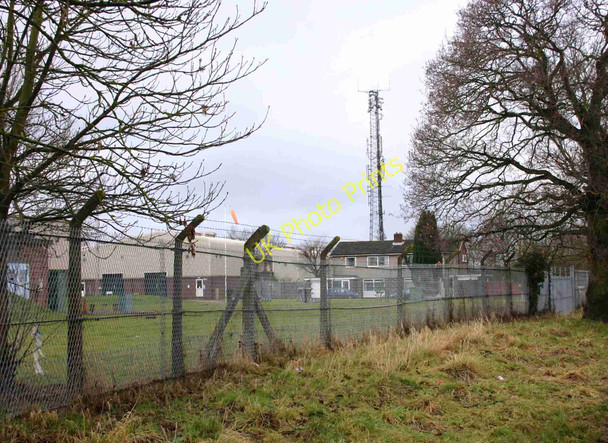 Photo 6"x4" Water treatment works and mobile phone mast Royal Leamington Spa c2010