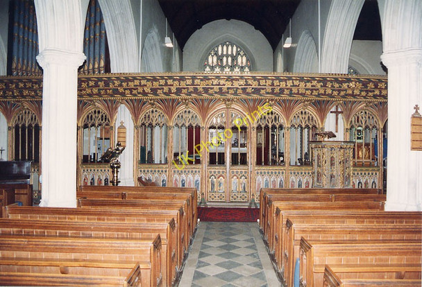 Photo 6"x4" St Peter, St Paul and St Thomas of Canterbury, Bovey Tracey, Devon - East end Bovey Tracey c1993