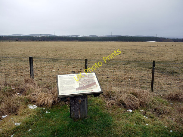 Photo 6"x4" The site of the town of Maelmin from the heritage trail Milfield c2010