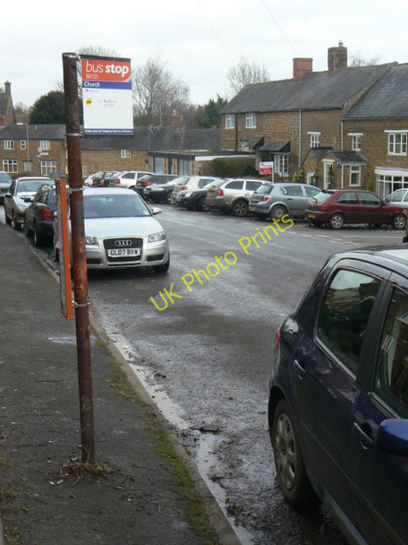 Photo 6"x4" Church bus stop, Hook Norton East End\/SP3533 c2010