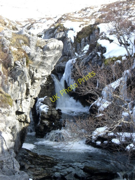 Photo 6"x4" Fall on Allt a' Chalda Mor Inchnadamph c2010
