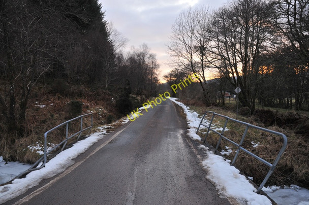 Photo 6"x4" Road over an irish bridge to Camisky Kilmonivaig c2010