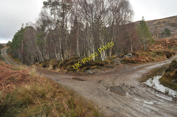 Photo 6"x4" Hill roads near Kinlochewe Coulin Lodge c2010