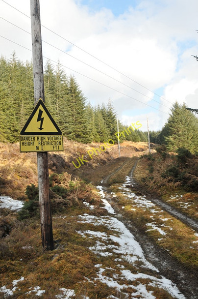Photo 6"x4" Height restriction sign in Strathbran Plantation Strath Bran\/NH2461 c2010