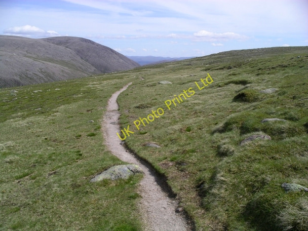 Photo 6"x4" Path from the Lairig Ghru to Braeriach Sr\u00f2n na Lairige c2005