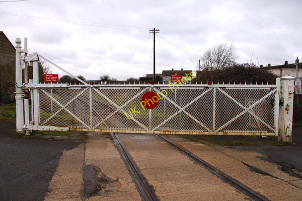 Photo 6"x4" Ambrosden Level Crossing gate Ambrosden c2010