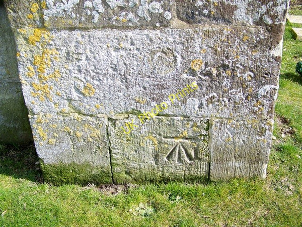 Photo 6"x4" Bench Mark, Tisbury Tisbury c2010