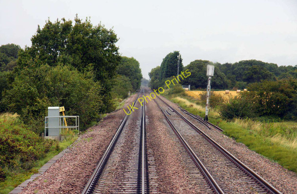 Photo 6"x4" The line to Birmingham at Defford Defford\/SO9143 c2009
