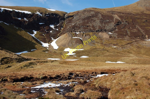 Photo 6"x4" Spoil heaps, Force Crag mine Stair\/NY2321 c2010