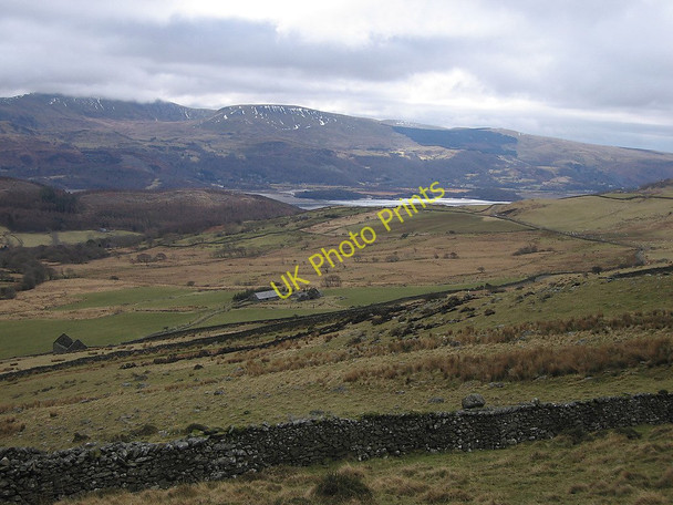 Photo 6"x4" Golodd farm above the Mawddach estuary Caerdeon c2010
