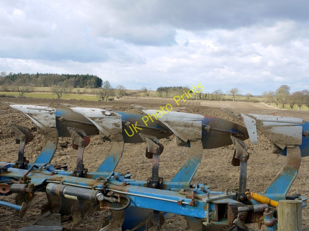 Photo 6"x4" Ploughed fields north-east of Wittonstone Longwitton c2010