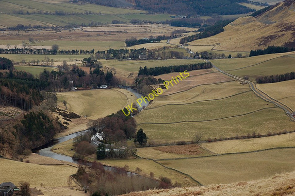 Photo 6"x4" The Tweed from Wrae Hill Drumelzier\/NT1334 c2010