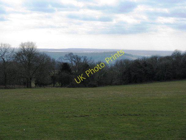 Photo 6"x4" View SW from the South Downs Way at Glatting Beacon Upwaltham c2010