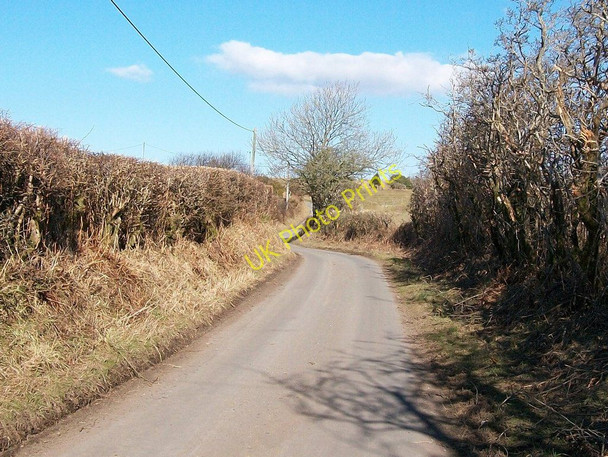 Photo 6"x4" Road northwards of Llecheiddior-ganol Bryncir c2010