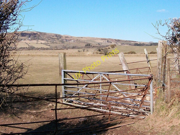 Photo 6"x4" View north-westwards across reclaimed land towards Mynydd Cennin mountain Bryncir c2010