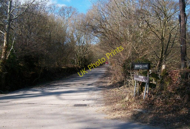 Photo 6"x4" Access road to Rhoscyll Fawr and Fferm Rhoscyll Fach Farms Rhosgyll c2010