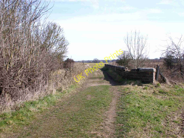 Photo 6"x4" Footpath bridge over the railway, Old Milverton Royal Leamington Spa c2010