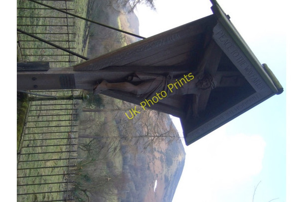 Photo 6"x4" Calvary at The Monastery Capel-y-ffin c2010
