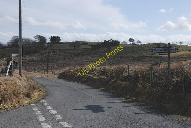 Photo 6"x4" Junction of minor roads Blaenpennal c2010