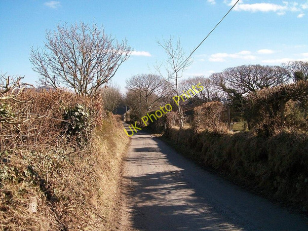 Photo 6"x4" View back along the road towards Tyddyn-y-felin Farm Llecheiddior\/SH4743 c2010