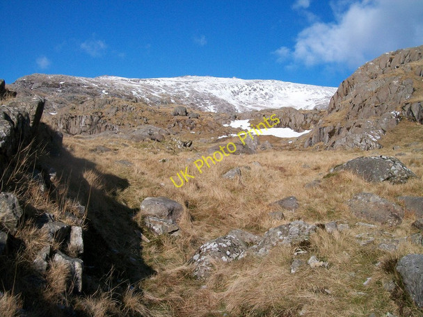 Photo 6"x4" Ascending the Glyder Path above Gorphwysfa Gwastadnant c2010