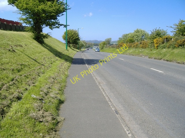 Photo 6"x4" The A 5 road, approaching the start \/ finish line Castletown\/SC2667 c2006
