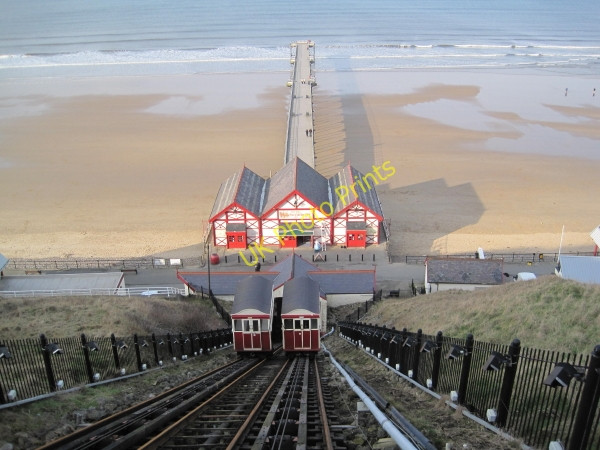 Photo 6"x4" Pier and Cliff Lift at Saltburn Saltburn-By-The-Sea c2010