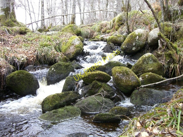 Photo 6"x4" Burn by Lealty Bridge Cnoc Ruadh c2010