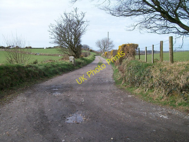 Photo 6"x4" Farm road to Orsedd Fawr  Pencaenewydd\/SH4040 c2010