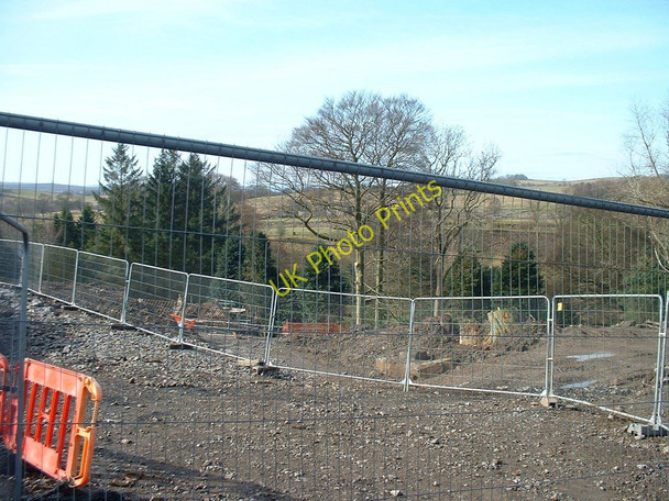Photo 6"x4" Temporary building site access at Chesterholm Birkshaw\/NY7765 c2010