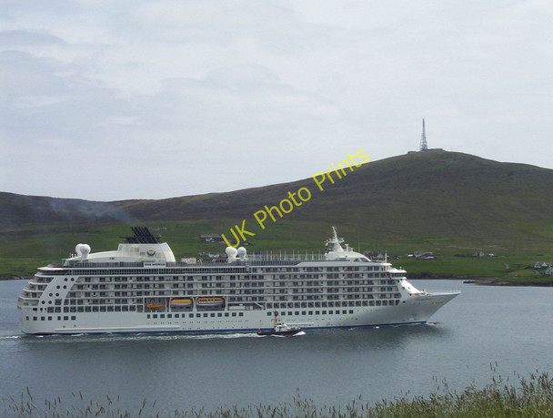 Photo 6"x4" Bressay Sound Lerwick c2004