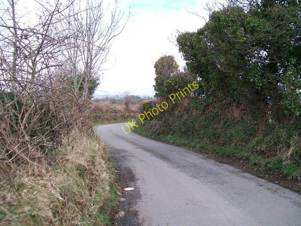 Photo 6"x4" Bend in the road on the east side of Llangybi village Llangybi\/SH4241 c2010