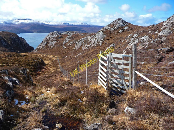 Photo 6"x4" Deer fence above Port an Lagaidh Alligin Shuas c2010
