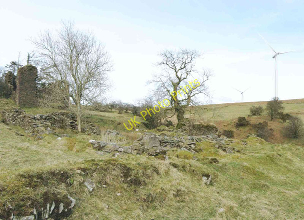 Photo 6"x4" Farm ruin beside Nant Alltwalis on Mynydd Rhos-Wen Alltwalis c2010