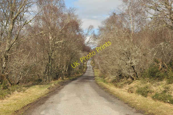 Photo 6"x4" Minor road near Spinningdale Spinningdale c2010