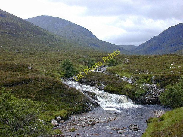 Photo 6"x4" Waterfall on the Allt Breabaig Allt an Eas Bhig\/NH1774 c2003