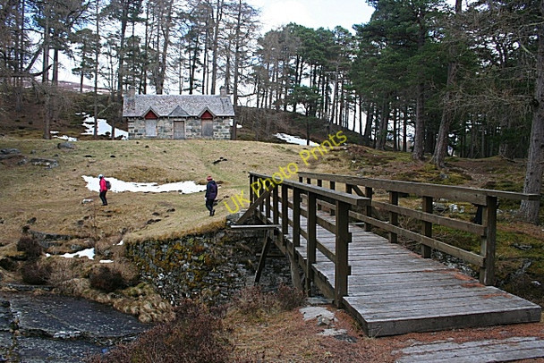 Photo 6"x4" Footbridge at Linn of Quoich Allanaquoich c2010